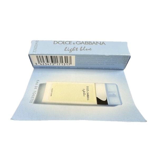 Dolce & Gabbana Light Blue Eau de Toilette EDT Perfume Trip Sample 0.02oz 0.8mL - Picture 3 of 4